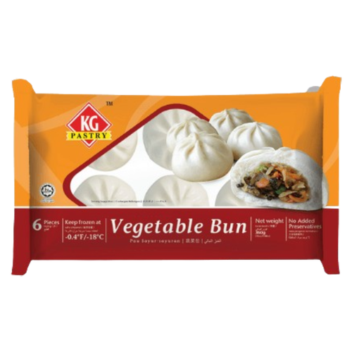 Kg Vegetable Bun | 360g 6pcs