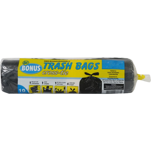 SM Bonus Garbage Bag XL Black  | 60pcs