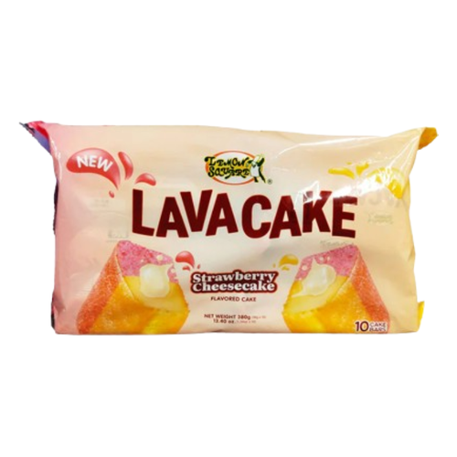 Lemon Square Lava Cake Strawberry Cheese | 38g 10pcs
