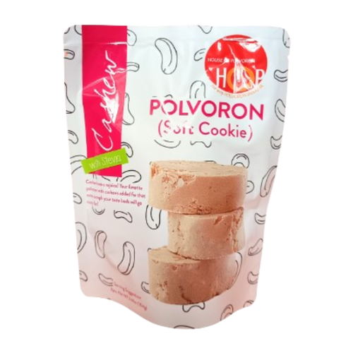 Hop Polvoron Cashew With Stevia | 104g 8pcs